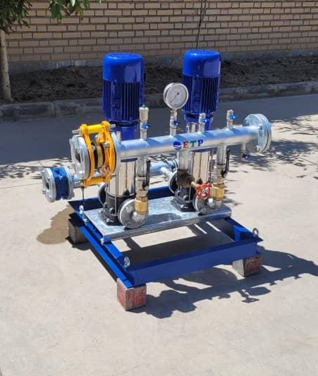 بوستر پمپ آبرسانی با الکتروپمپ های عمودی KSB آلمان-3