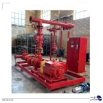 بوستر پمپ آتشنشانی دو خط با استاندارد NFPA20 و ULFM