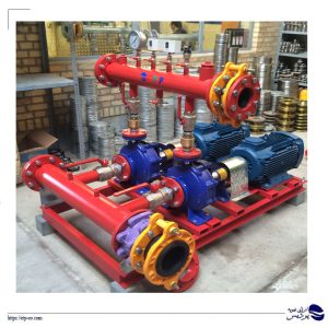 بوستر پمپ دو خط دور ثابت آتشنشانی 