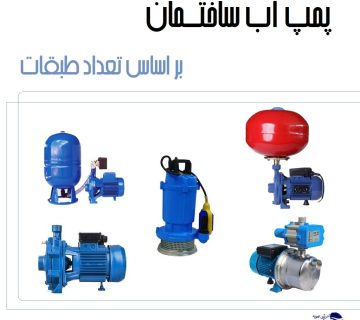 پمپ آب ساختمان بر اساس تعداد طبقات