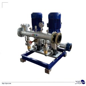 بوستر پمپ آبرسانی دو خط با الکتروپمپ KSB