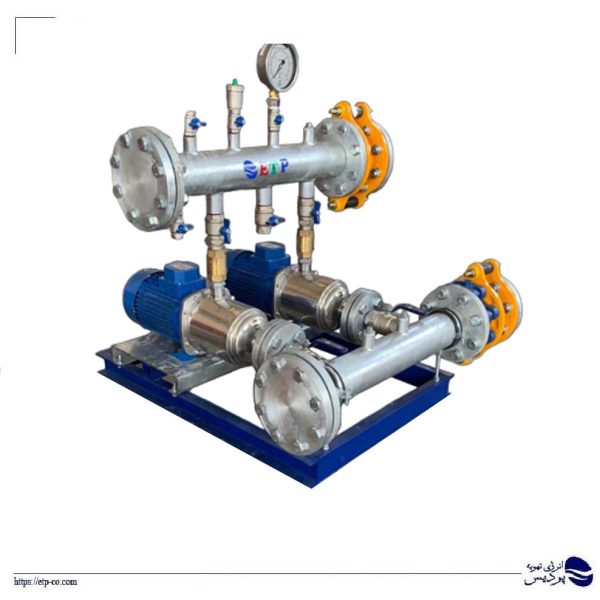بوستر پمپ آبرسانی دو خط با الکتروپمپ matrix ابارا
