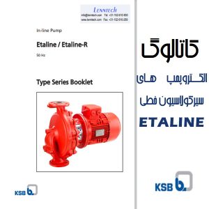 الکـــتروپمپ هــای سیرکولاسیون خطی ETALINE