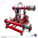 بوستر پمپ آتشنشانی سه خط با الکتروپمپ های اتابلوک نوید موتور