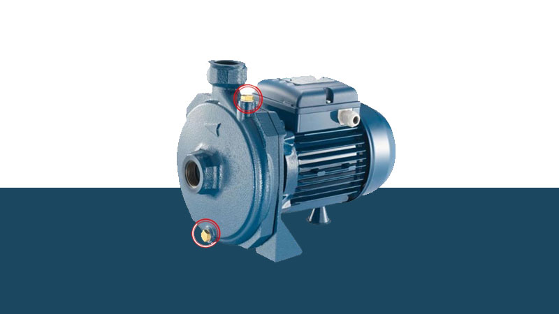 پیچ هواگیری در پمپ آب بشقابی